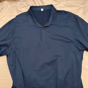 Lululemon dark blue golf shirt